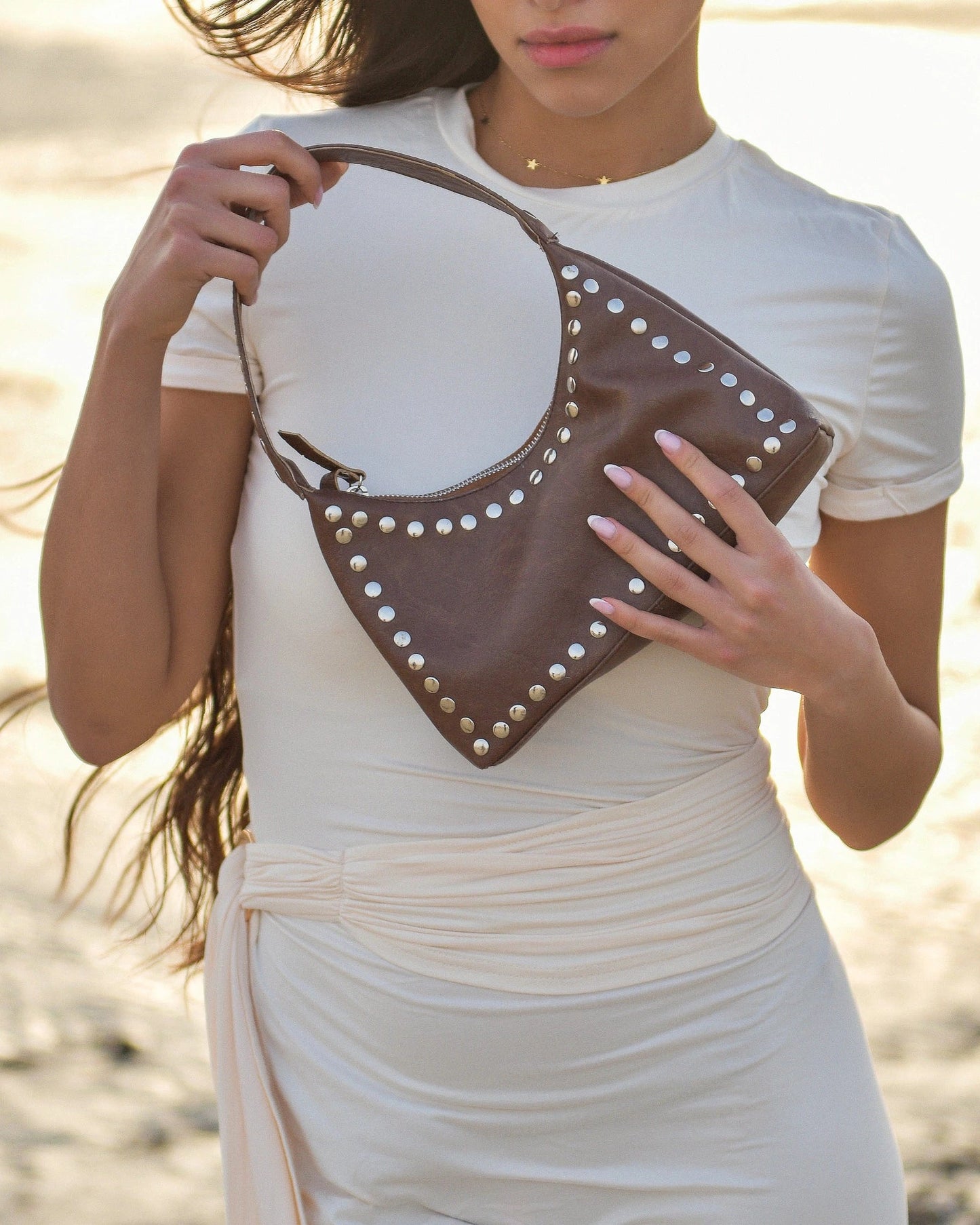 Athena Studded Mini Handbag