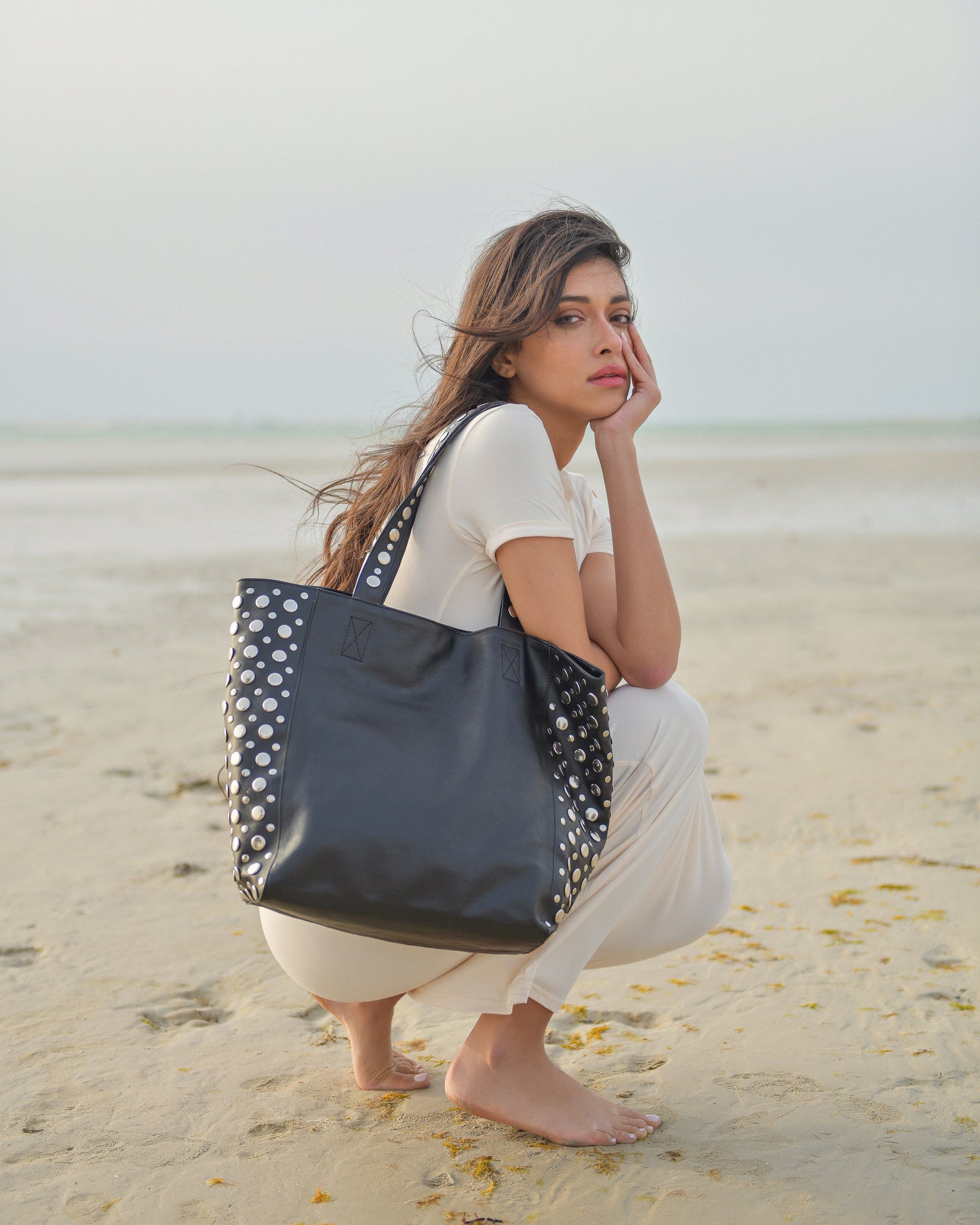 Bailey Studded Tote Bag