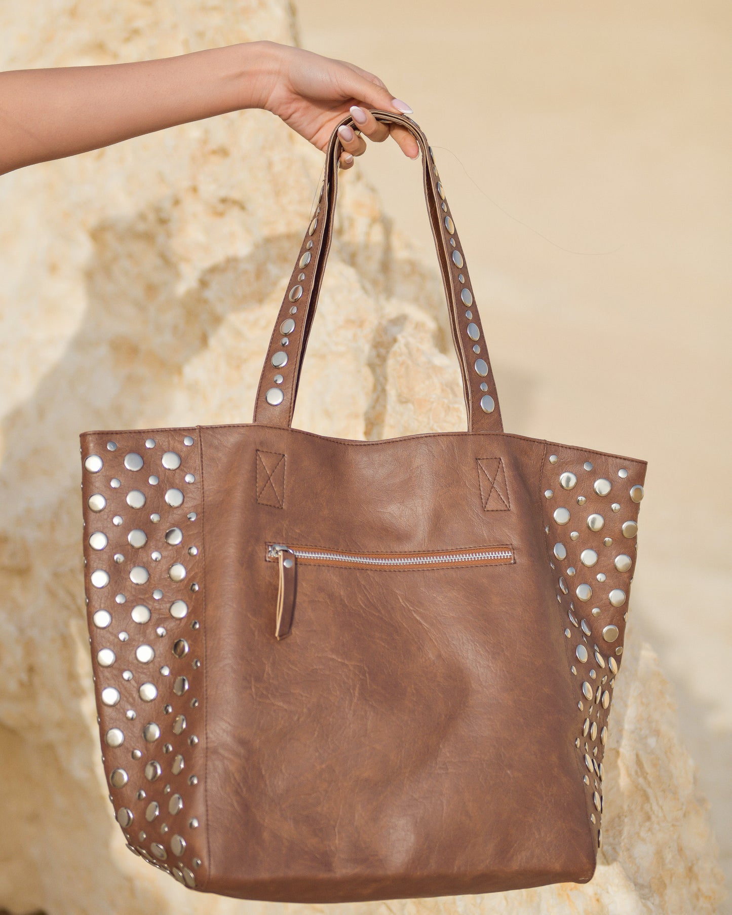 Bailey Studded Tote Bag