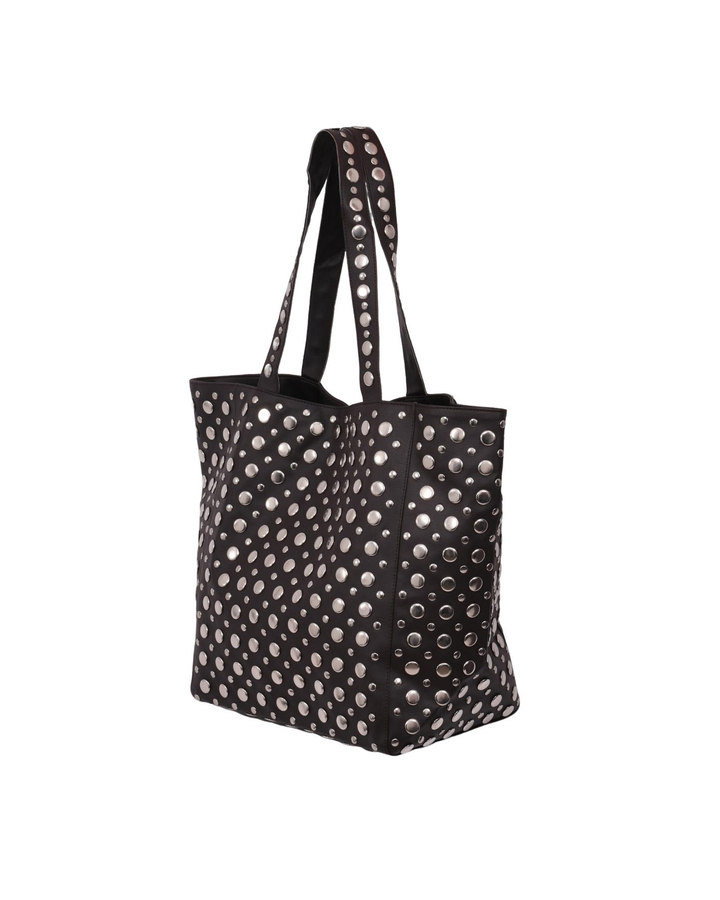 Brooke Studded Tote Bag Black
