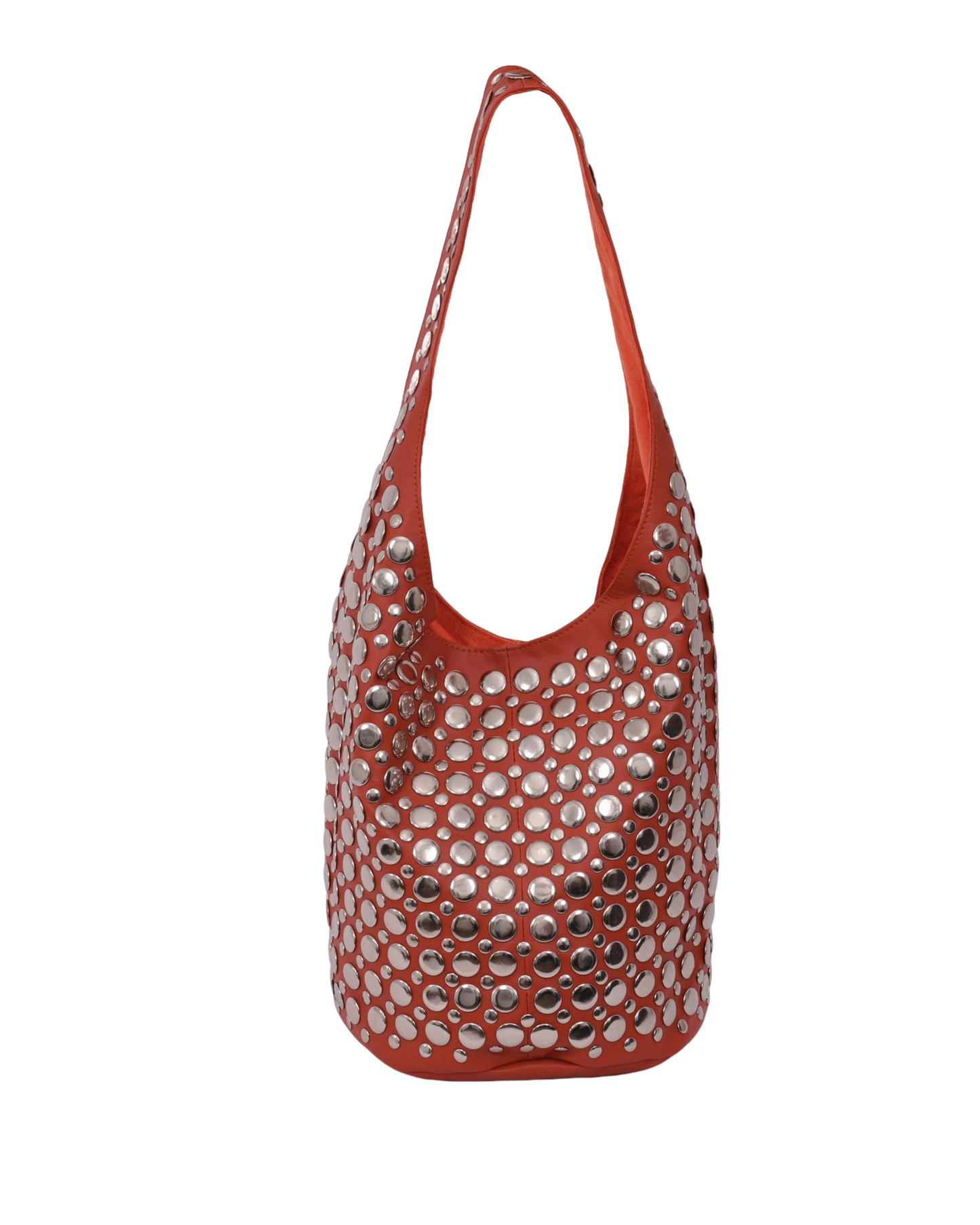 Sienna Studded Mini Handbag Red