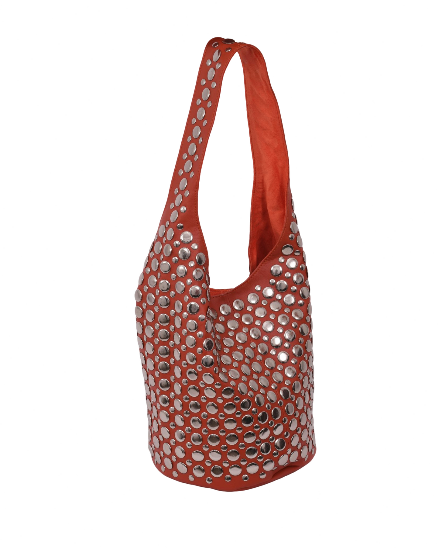 Sienna Studded Mini Handbag Red