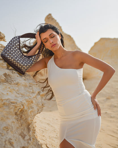 Britney Studded Shoulder Bag