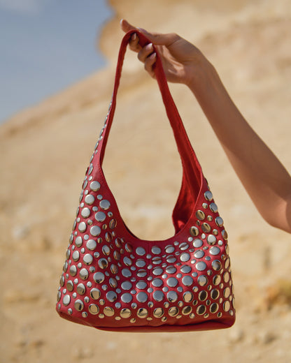 Britney Studded Shoulder Bag