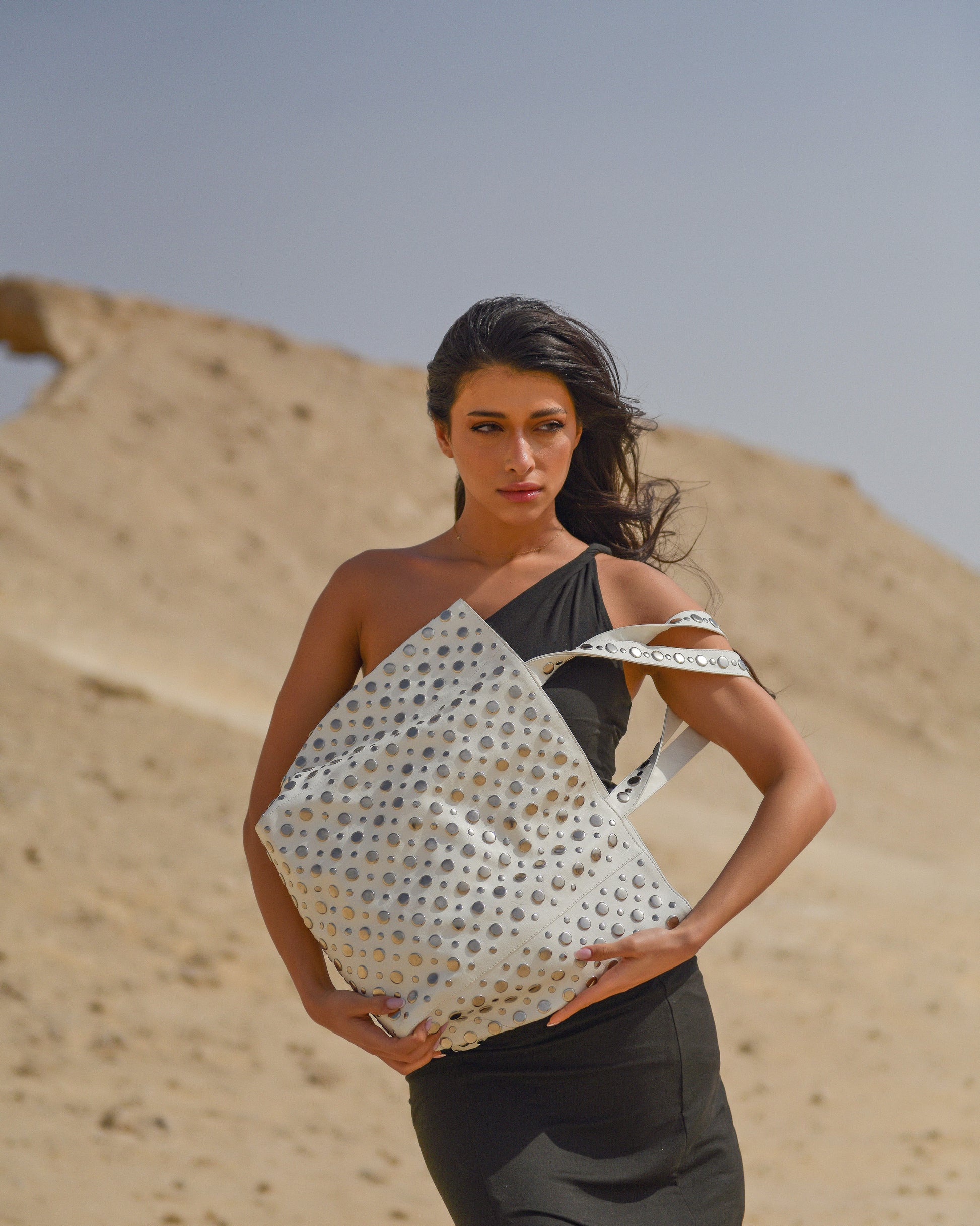 Brooke Studded Tote Bag
