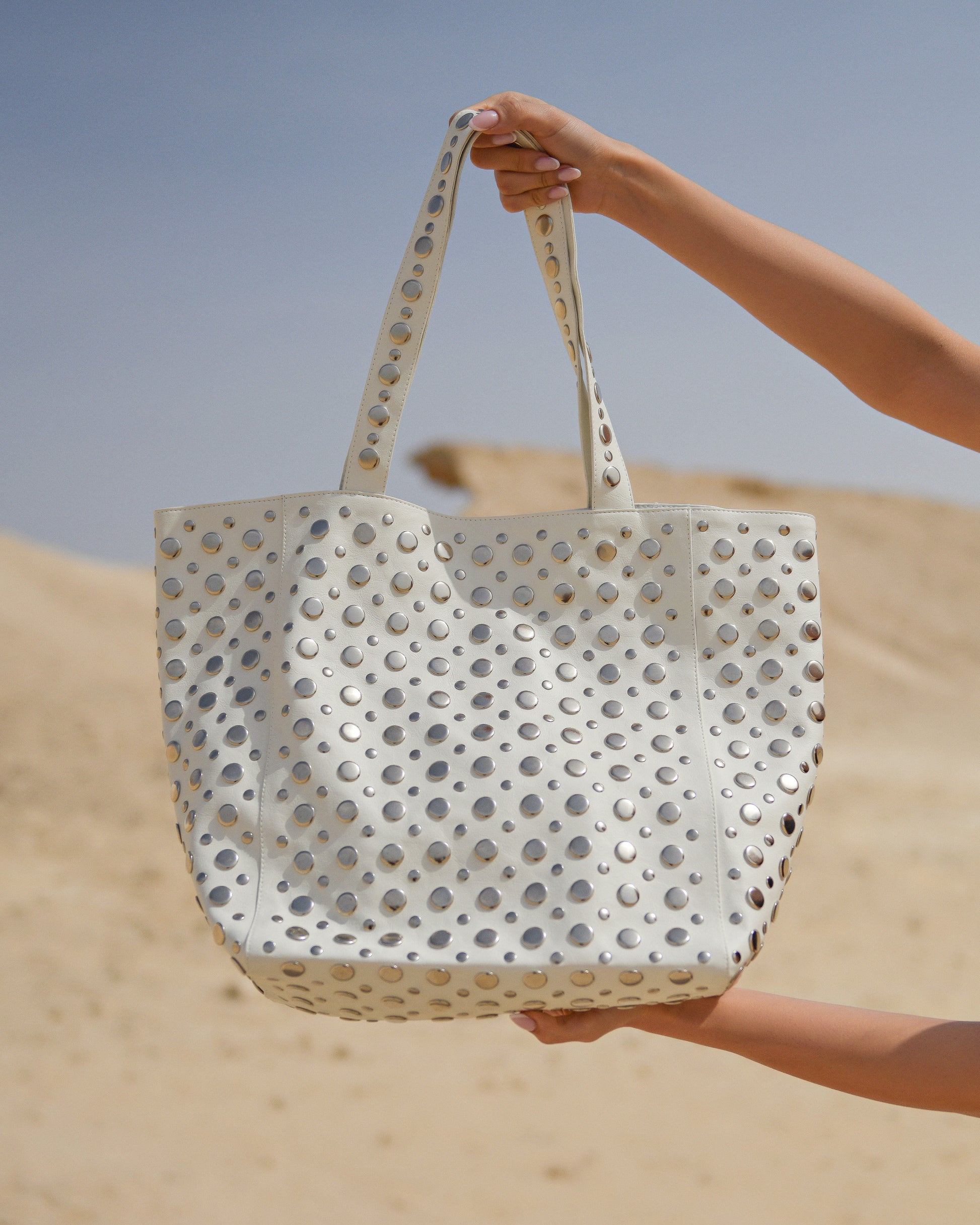 Brooke Studded Tote Bag
