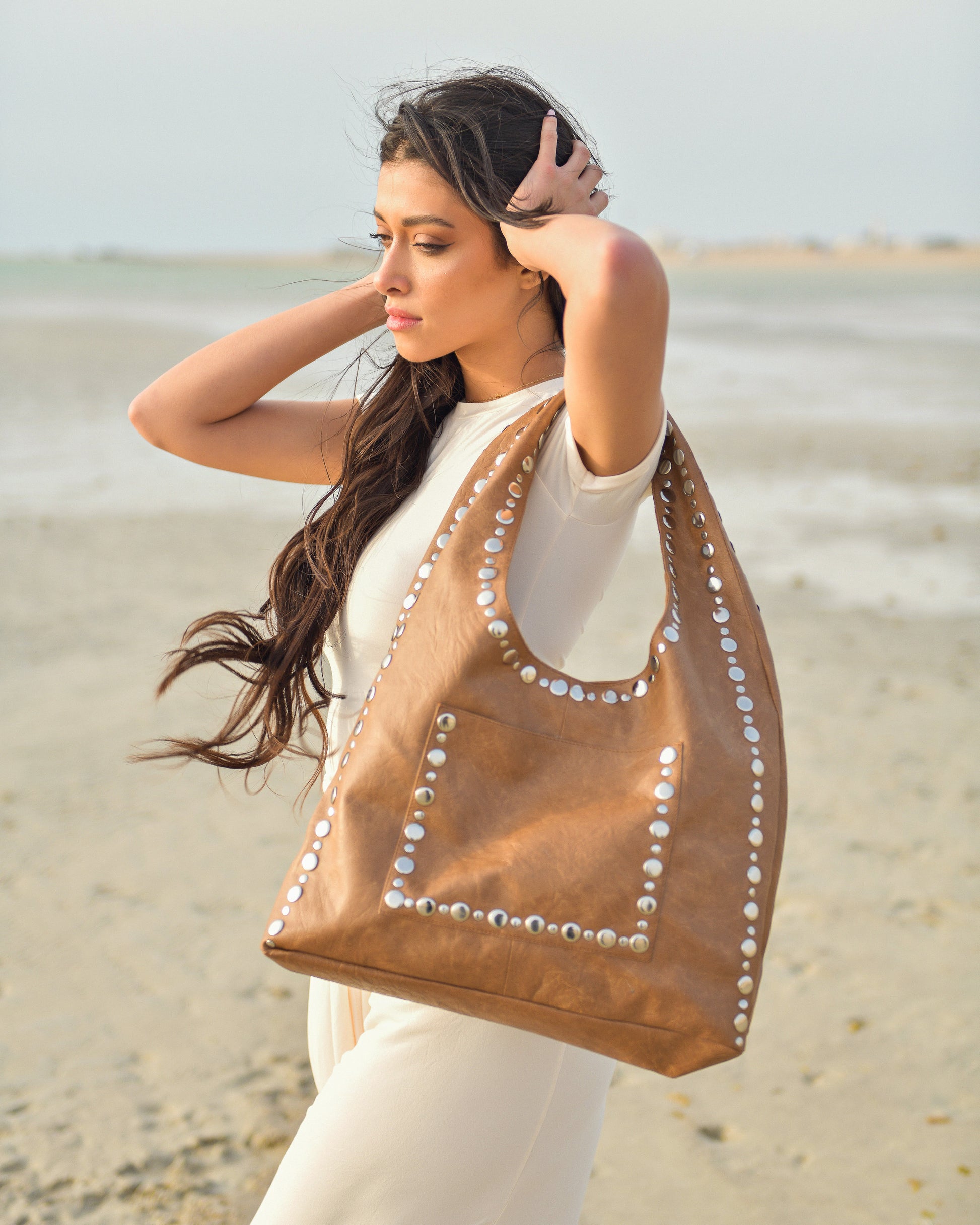 Nova Studded Tote Bag