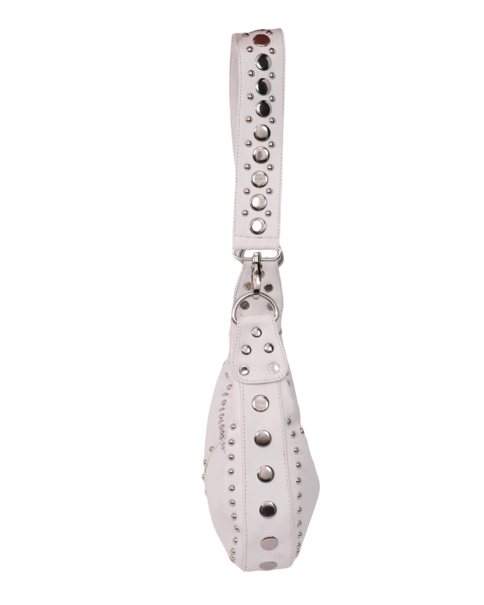 Roxy Studded Mini Handbag White