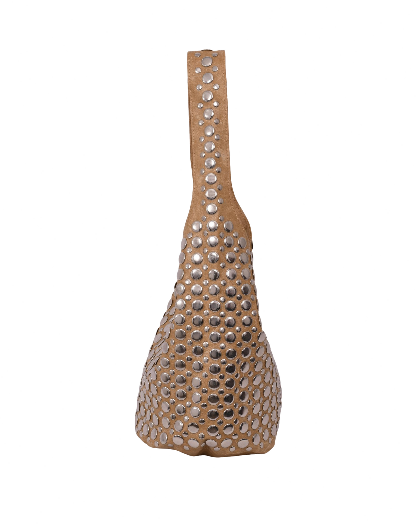 Sienna Studded Mini Handbag Beige