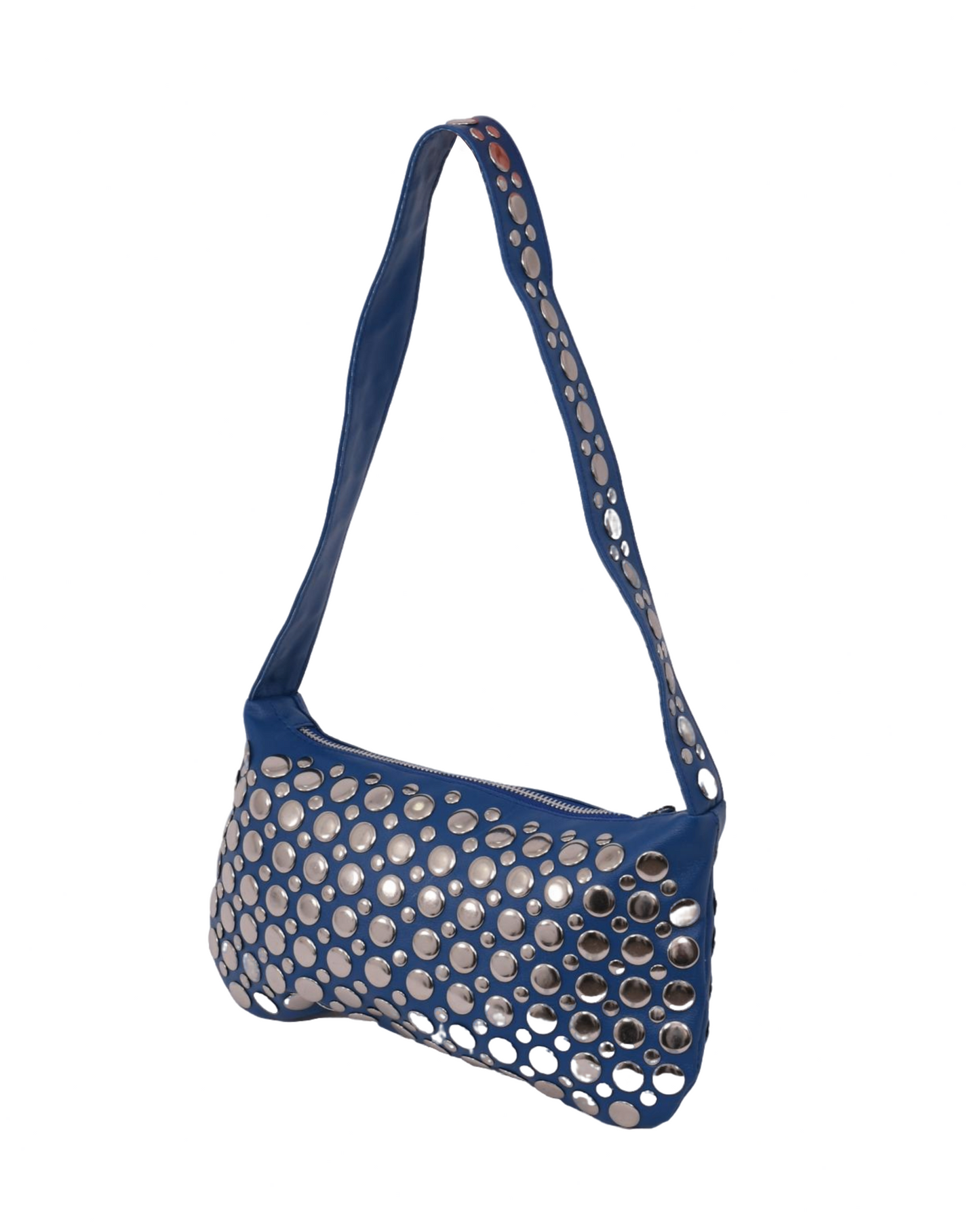Sloane Studded Mini Handbag Blue